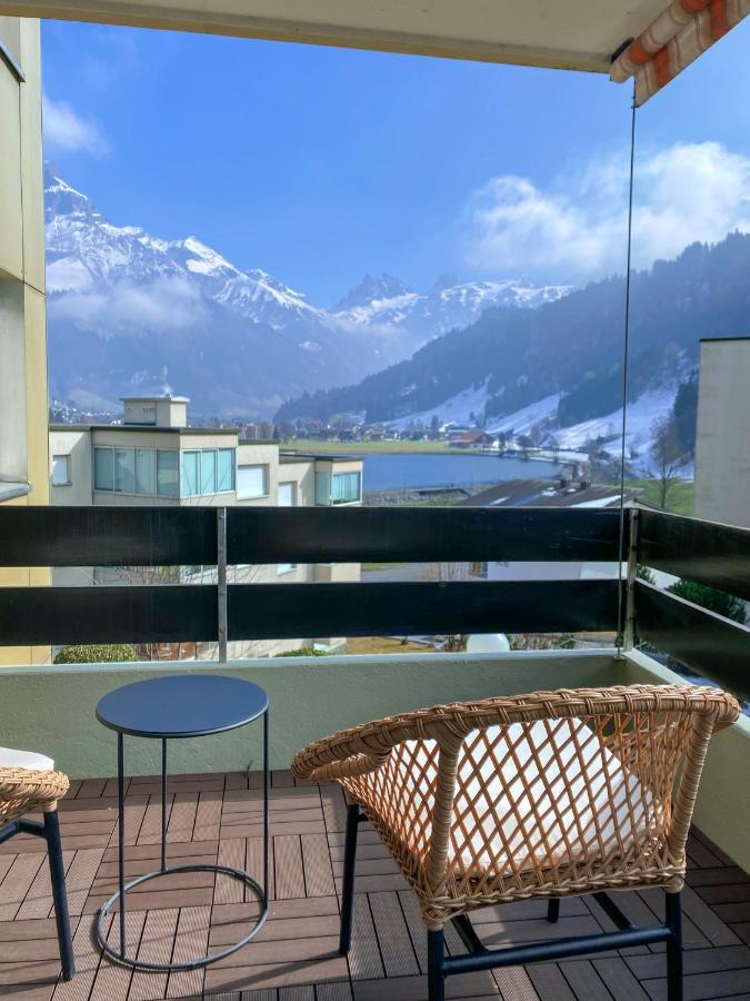 אנגלברג Wunderstay Alpine 203 Chic Studio With Balcony, Mountain And Lake View מראה חיצוני תמונה